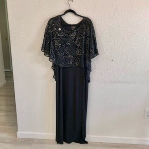 Black Glitter Elegant Dress